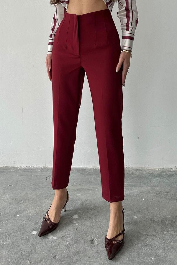 High waisted Pleated pants